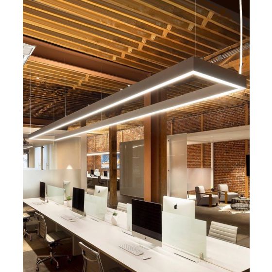 4-Inch Rectangular LED Linear Pendant Light