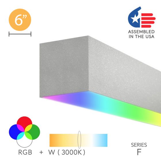 Alcon 12100-66-S-RGBW Linear Surface-Mounted Color-Changing LED Light