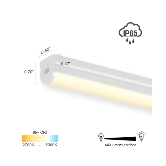 Alcon 12109-WT Wall Grazer Linear LED Light