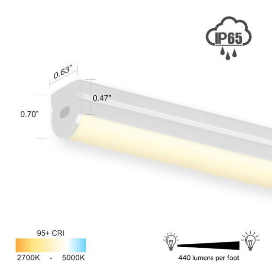 Alcon 12109-WT Wall Grazer Linear LED Light