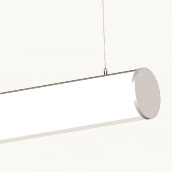 Image 1 of Alcon Lighting 12117-2 Tubob II Architectural 2 Inch LED Linear Channel Pendant Mount Direct Down Light Fixture