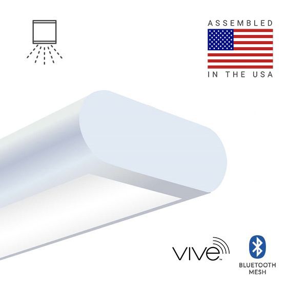 Alcon 12146-S Linear Surface-Mount Capsule LED Downlight