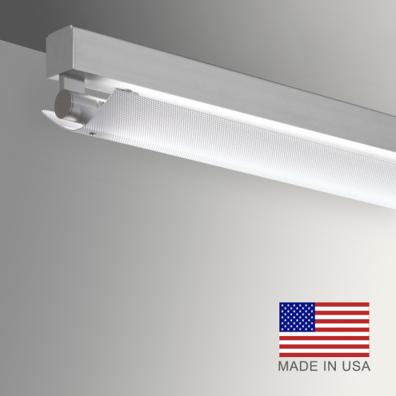 Gladstone Adjustable Architectural LED Strip Light Pendant - Perforated Direct/Indirect