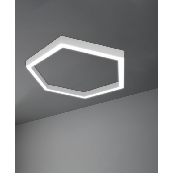Alcon 12175-S LED Hexagon Ceiling Light