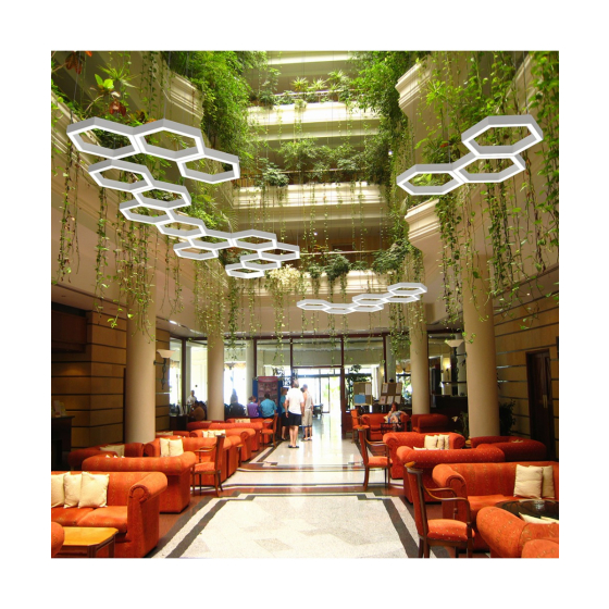 Alcon 12175-P-TRI LED Hexagon Pendant Tri-Light
