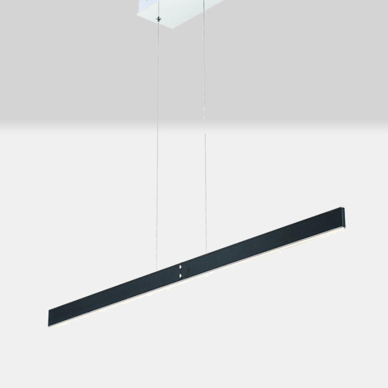 Image 1 of Alcon 12249 Architectural Vegan Leather Wrapped 42 Inch Linear LED Pendant 
