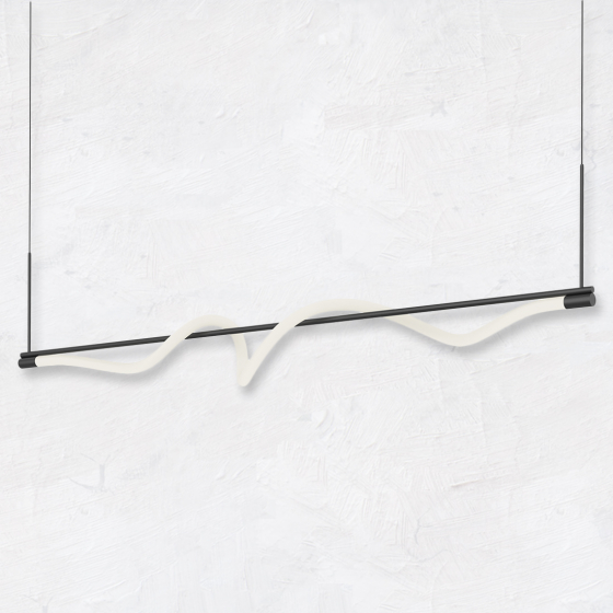 Image 1 of Alcon 12250 Architectural 54-Inch LED Curved Tube Pendant 
