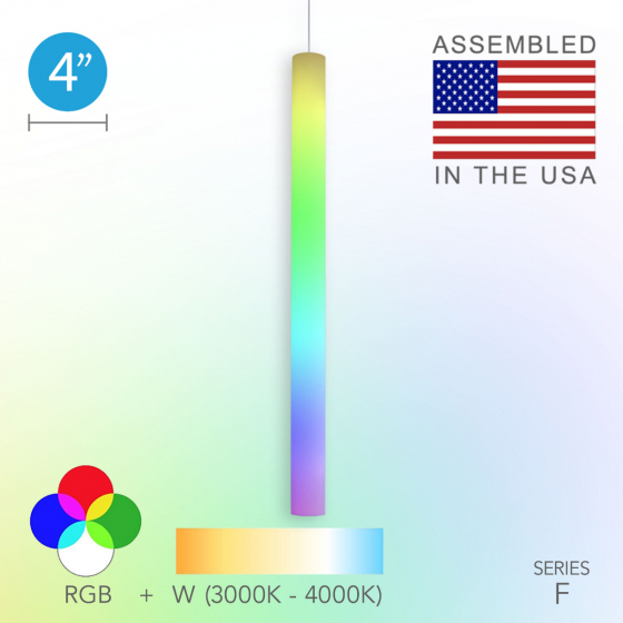Alcon 12255 Vivo Architectural LED Vertical Cylinder Light