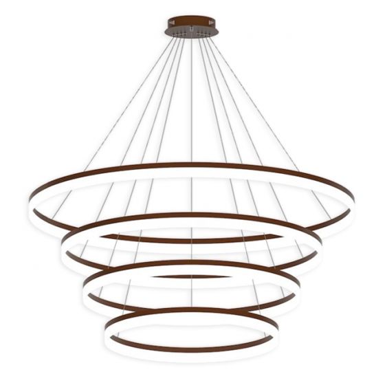 Image 1 of Alcon 12272-4 Architectural LED 4-Tier Ring Chandelier