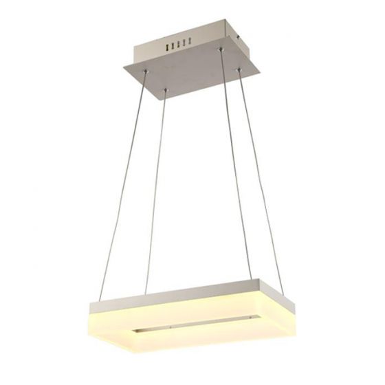 Image 1 of Alcon 12273-1 Rectangular Architectural LED 1-Tier Chandelier  