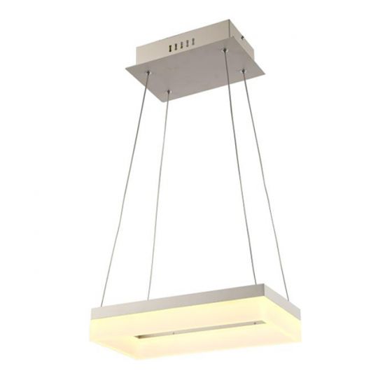 Alcon 12273-1 Rectangular Architectural LED 1-Tier Chandelier  
