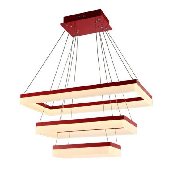 Image 1 of Alcon 12273-3 Rectangle Architectural LED 3-Tier Chandelier
