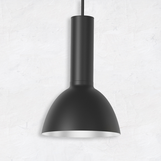 Alcon 12302-P-DM Architectural Half-Moon Dome Industrial LED Cylinder Pendant Light
