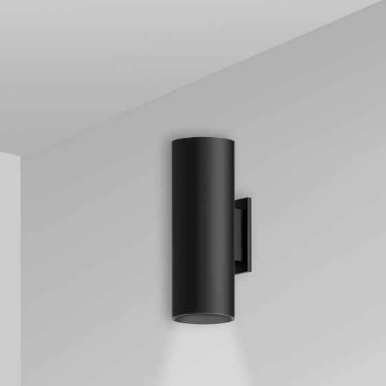Alcon 12302-W Architectural Cylindrical Wall-Mounted LED Up/Down Light