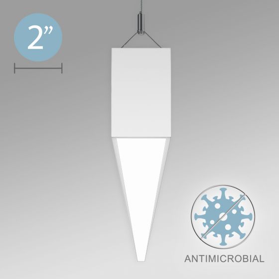 Alcon 12500-20-P Linear Antimicrobial LED Pendant Light
