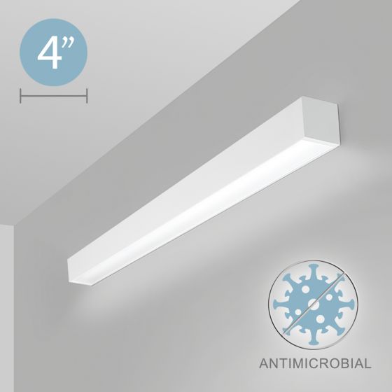 Alcon 12500-40-W Linear Antimicrobial LED Wall-Mounted Light