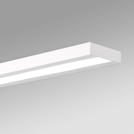 Alcon 12502-S Antimicrobial LED Linear Architectural Surface-Mounted Ceiling Light