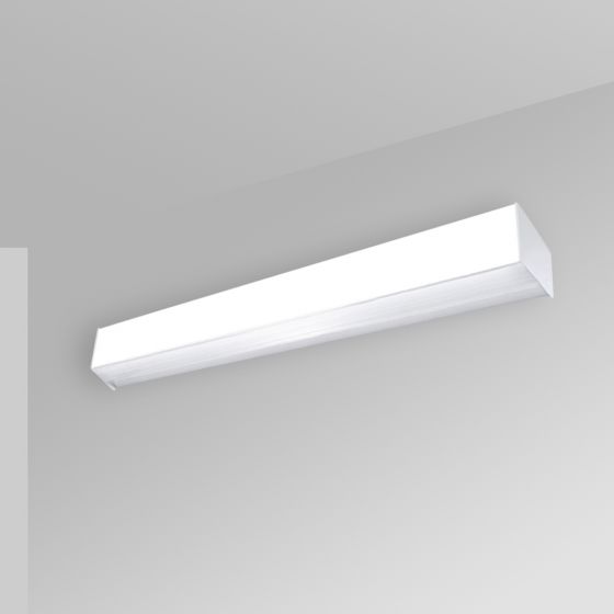Alcon 12511-W Antimicrobial Wall-Mounted Linear LED Cube Light