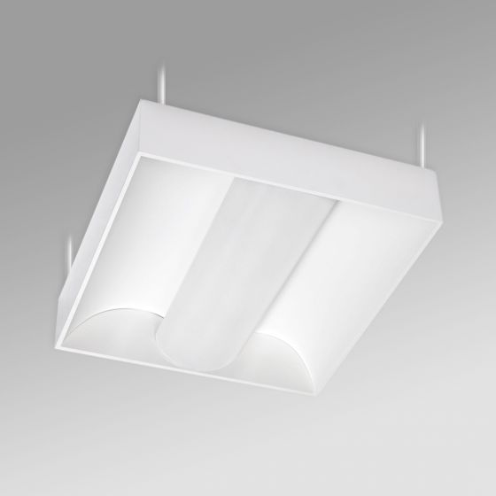 Alcon 12514-P Center Basket Antimicrobial LED Low Bay Pendant Light