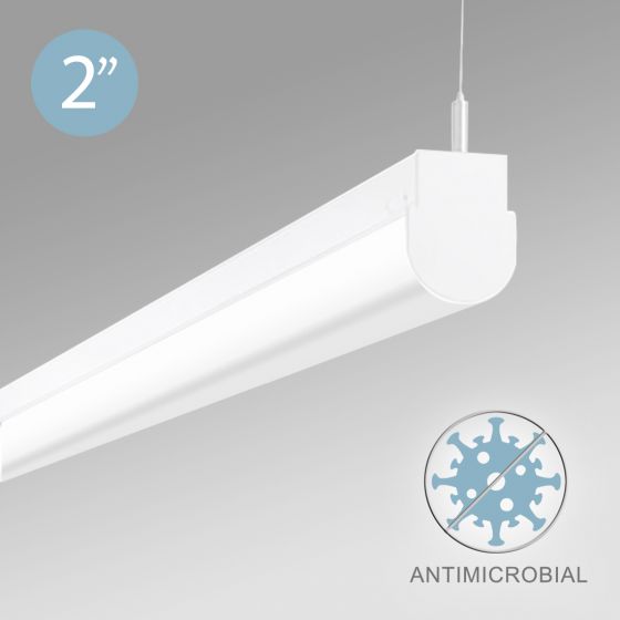 Alcon 12527-P Antimicrobial Rounded Linear Pendant LED Light