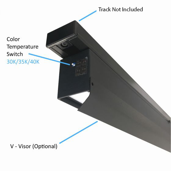 Alcon 13150 Architectural LED Linear Track Light Fixture
