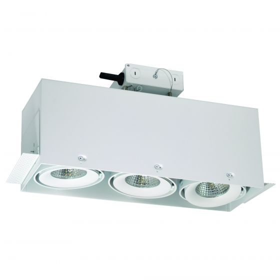 Alcon 14026-3 Oculare 3-Head Trimless Adjustable LED Recessed Light