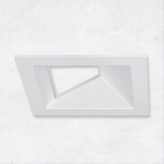 Image 1 of Alcon 14031-4 3-Inch Square Architectural LED Wall Wash Open Reflector Recessed Light