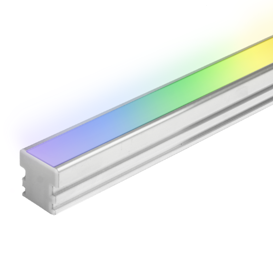 Alcon 14120-RGBW 1-Inch Drive Over Driveway In-Ground Recessed Linear LED Light