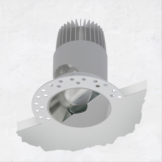 Alcon 14121-WW 2.5-Inch Wall Wash LED Trimless Recessed Light