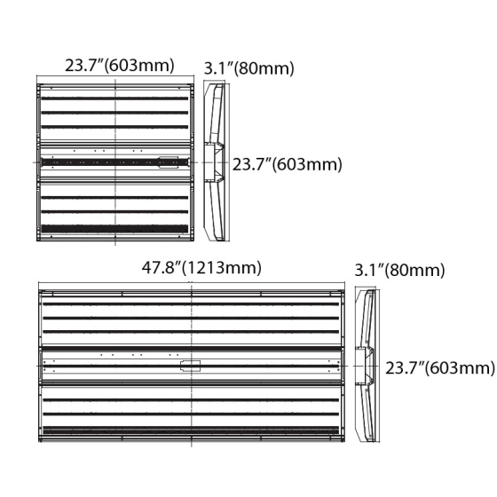 Alcon 14128 Recessed Volumetric Flat-Panel LED Troffer