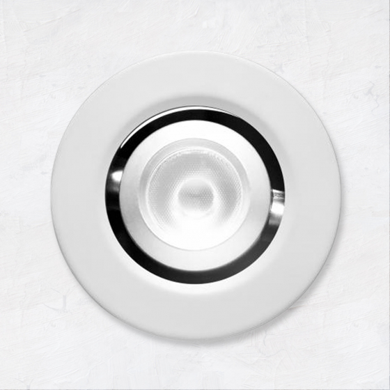 Alcon 14142-R-ADJ Recessed Multiples 1-Inch Miniature LED Adjustable Round Outdoor Light