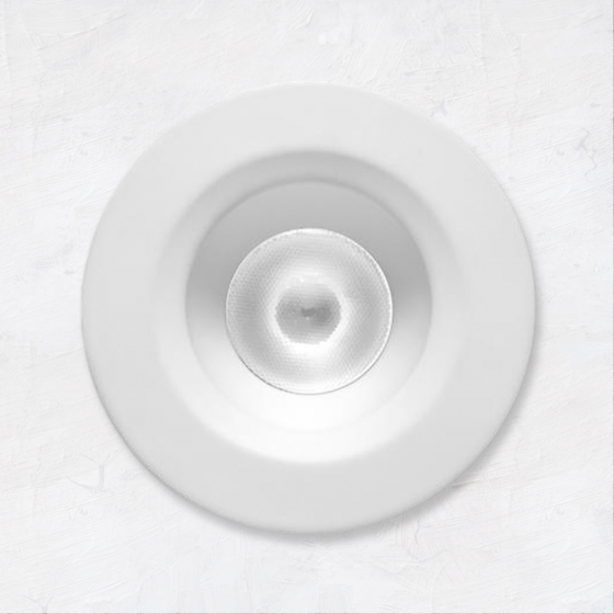 Alcon 14142-R-DIR Recessed Multiples 1-Inch Miniature LED Fixed Round Outdoor Light