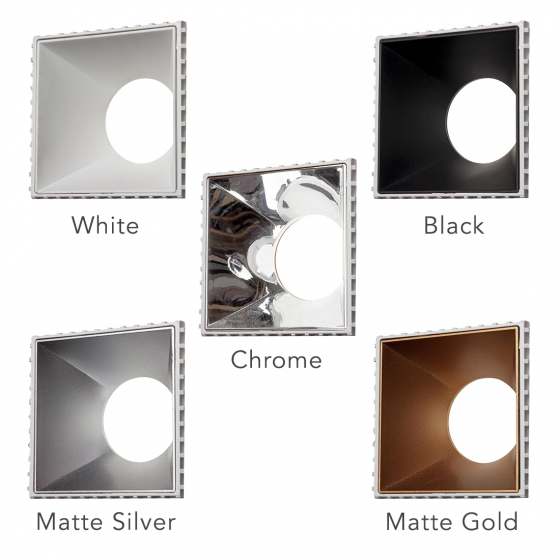 Alcon Lighting 14143-S 3-Inch Recessed LED Trimless Square Light