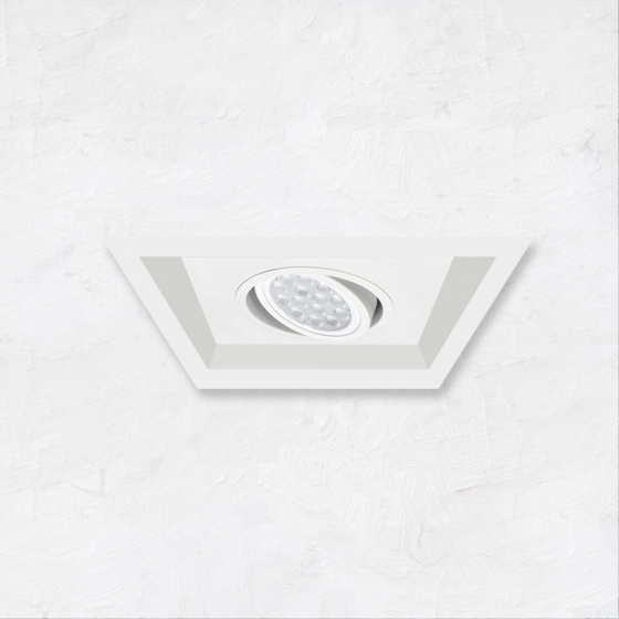 Alcon 14300-1 Oculare 1-Head Multiple Flanged Adjustable LED Recessed Light