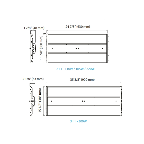 Alcon 15210 Linear High Bay LED Light