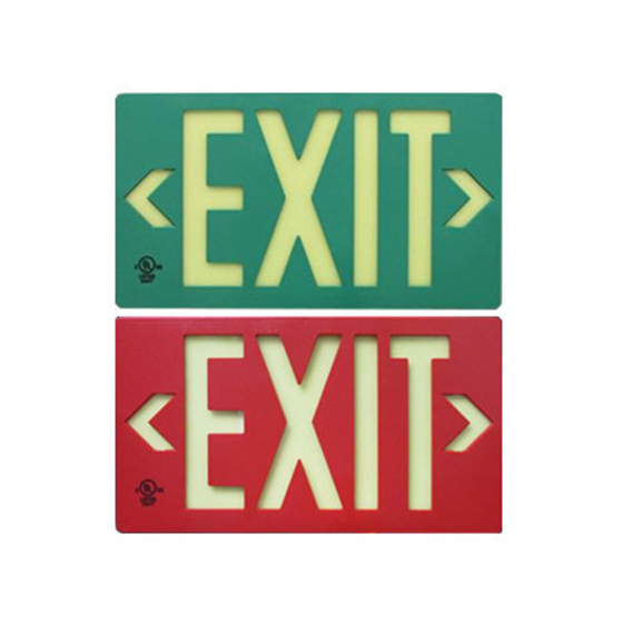 Image 1 of Alcon Lighting 16117 Photoluminescent LED Exit Sign
