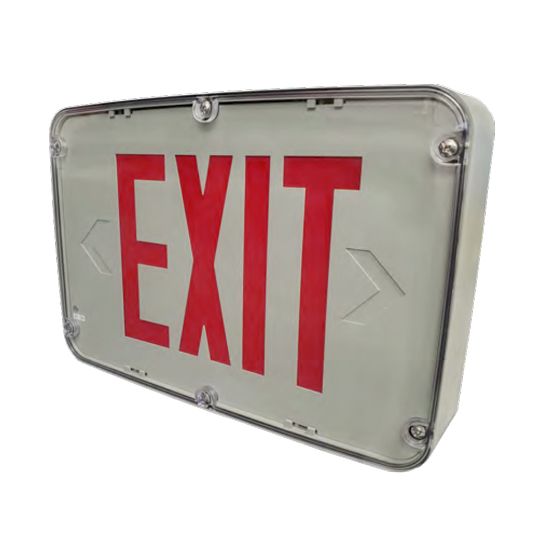 Alcon 16124 NEMA4X and NSF Rated LED Exit Sign
