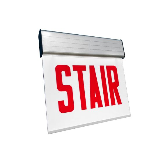 Alcon 16125-S Chicago Approved Edgelit Aluminum LED Stair Sign