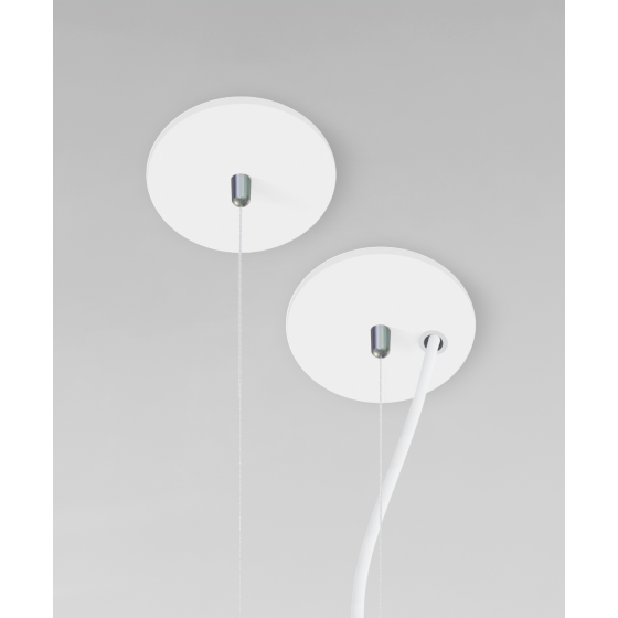 5-Inch Canopy Kit for Sloped/Vaulted Ceilings with Adjustable Aircraft Cable