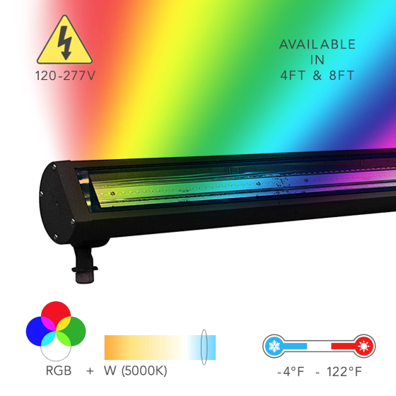 Alcon 31024-RGBW Outdoor Linear LED Commercial Sign Light