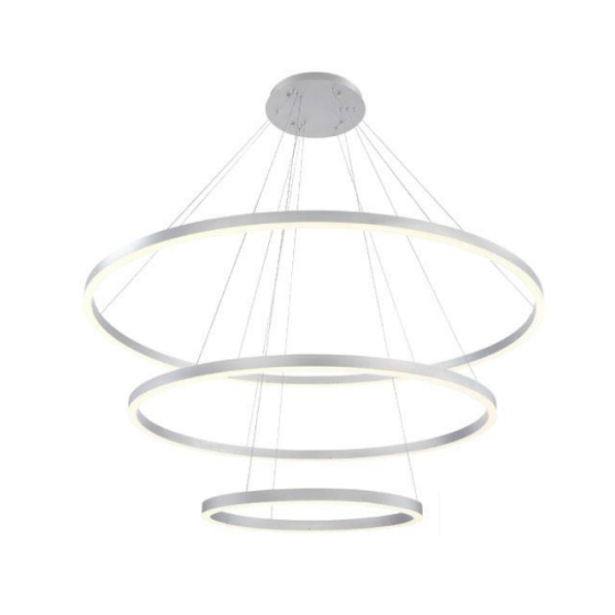 Alcon Lighting 12234 Cirkel Three-Tier 60.75 Inches LED Architectural Suspended Pendant Chandelier