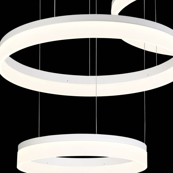 Alcon 12246 Bandini 48 Inches 3-Tier Architectural LED Suspended Chandelier
