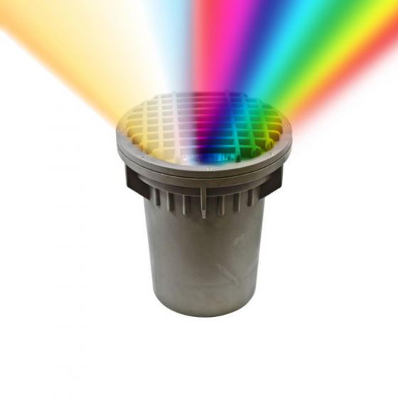 Alcon 9103-RGBW 12-Inch In-Ground RGB LED Well Light