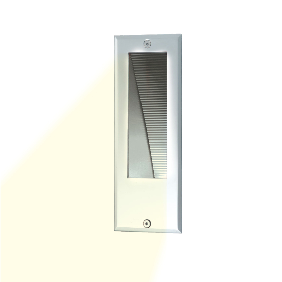 Alcon 9135 Exterior 8-Inch LED 120V Stainless Steel Steplight