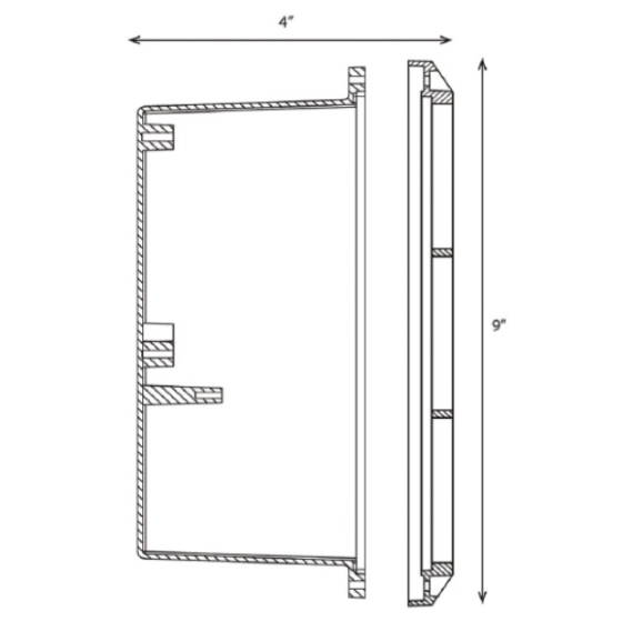 Alcon Lighting 9203-F Acropolis Architectural LED Low Voltage Step Light Flush Mount Fixture