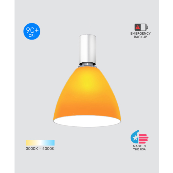 Alcon 15235 Melbourne Round Cone LED High Bay Commercial Lighting Pendant
