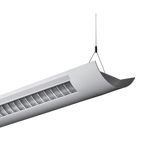Image 1 of Alcon Lighting Catalina 10106-4  4 Foot T8 and T5HO Fluorescent Architectural Linear Suspension Direct Indirect Lighting Fixture