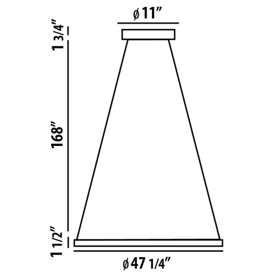 Alcon Lighting 12231 Cirkel Small 27.5 Inches LED Architectural Suspended Pendant Chandelier