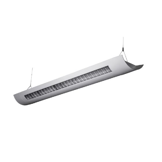 Alcon Lighting Delano 10104-8 T8 or T5HO 8 Foot Fluorescent Architectural Linear Suspended Light Fixture – Uplight (Indirect) and Downlight (Direct)