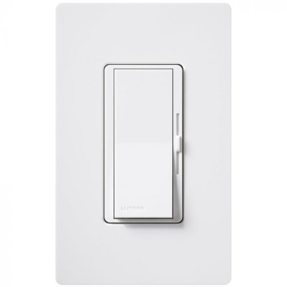Image 1 of Lutron Diva DVELV-300P-WH Single-Pole Electronic Low Voltage ELV Dimmer